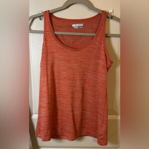 Columbia Orange Sleeveless Relaxed Tank Top